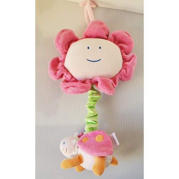 Carter's Starters Prestige Musical Crib Pull Toy Flower Ladybug Let's Be Friends - Picture 2 of 11